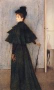 Portrait of Mrs Botte, Fernand Khnopff